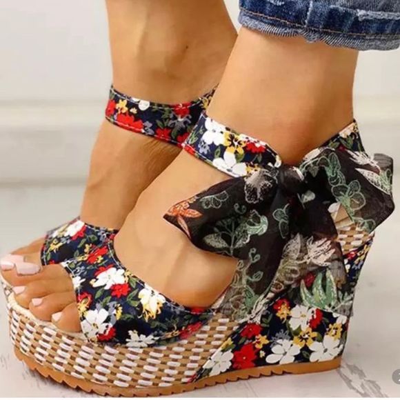 Shoes - Espadrilles wedges